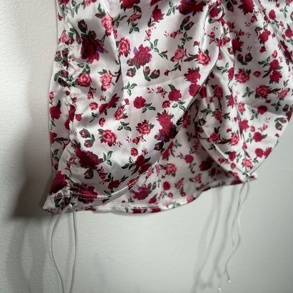 For Love & Lemons Melrose Bustier White Floral Small Sold Out Victorias Secret - Picture 6 of 12